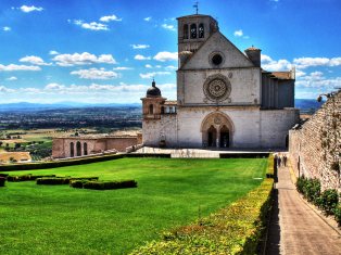 Assisi, la Basilica superiore.
